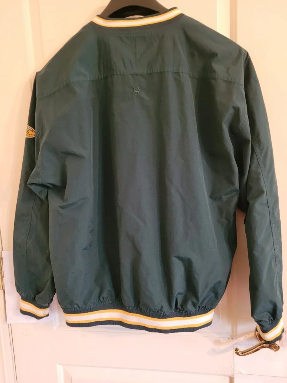 Vintage Gear For Sports Franciscan University pullover windbreaker  dark teal